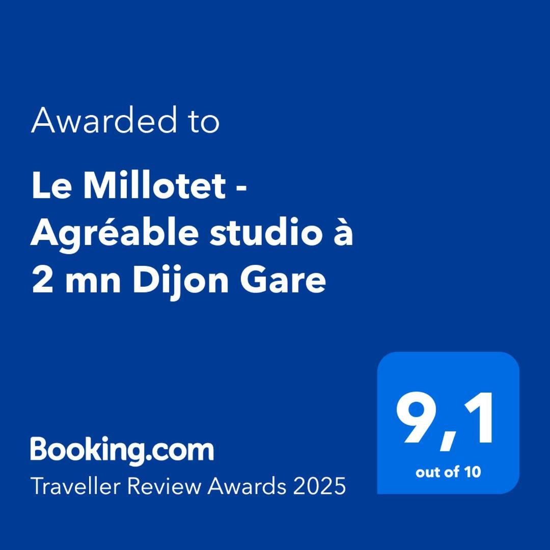Le Millotet - Agréable studio à 2 mn Dijon Gare Exterior foto